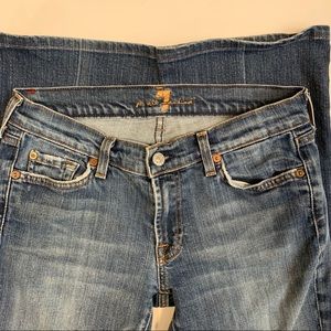 7 For All Mankind bootcut jeans woman size…